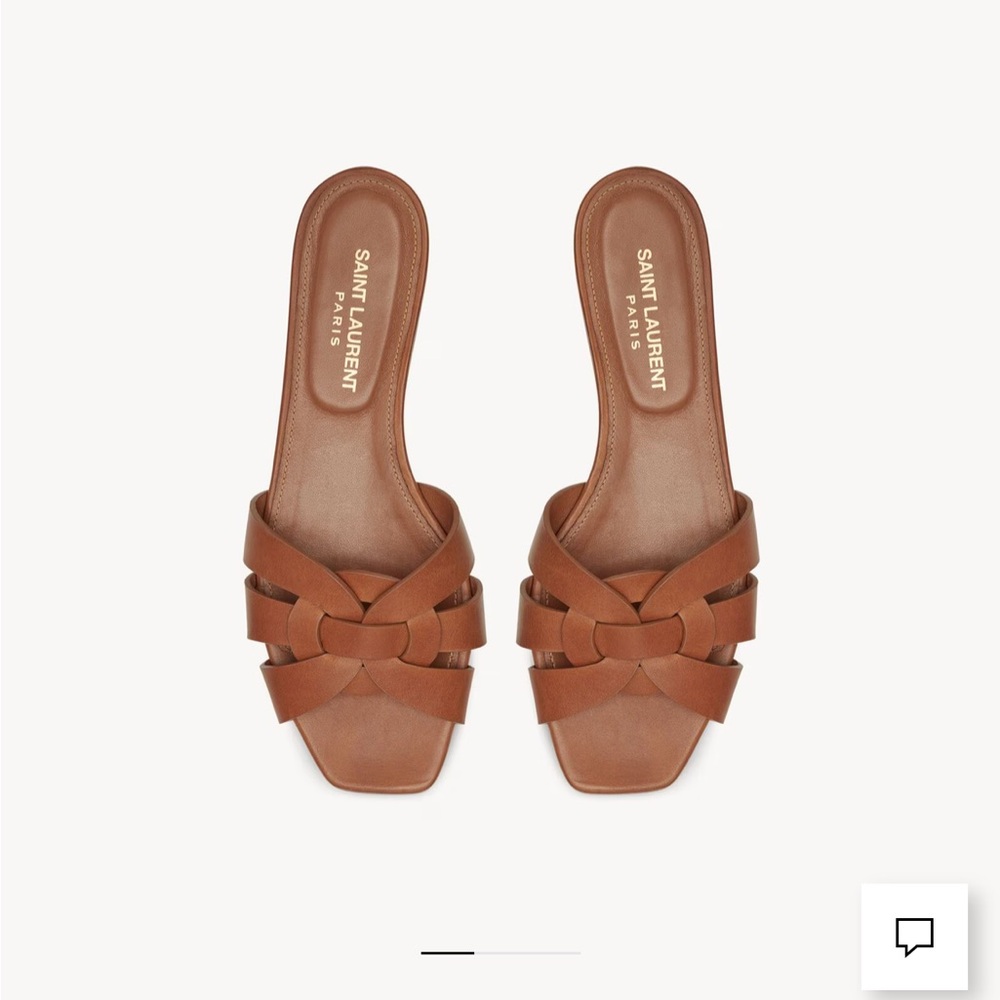 Saint Laurent
Woven Leather Sandal Slide
